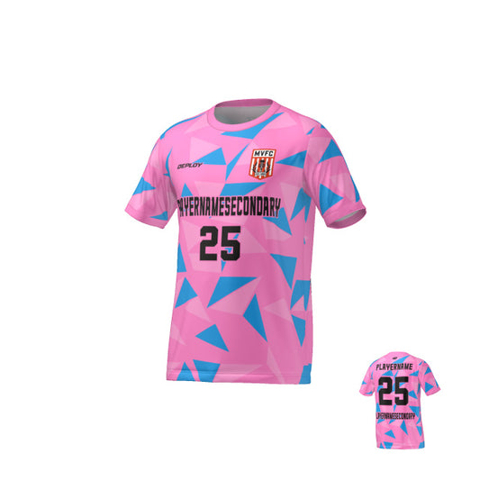 Moss Vale FC - Flight Jersey Fragments - Pink