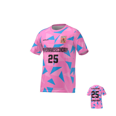 Moss Vale FC - Flight Jersey Fragments - Pink