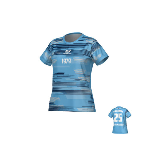 DUBBO 6s SUMMER - LADIES GLITCH SKY BLUE