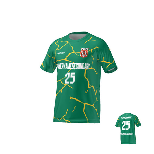 Moss Vale FC - Flight Jersey Cracks - Green