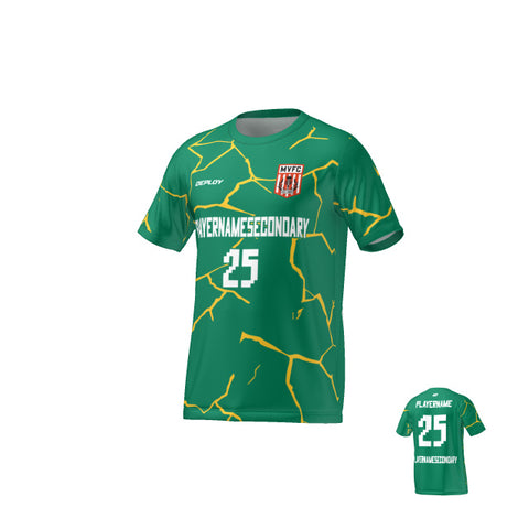 Moss Vale FC - Flight Jersey Cracks - Green