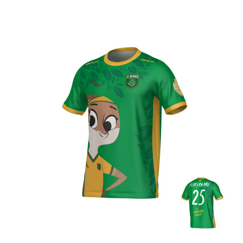 Luna Roo Football Jersey - Green