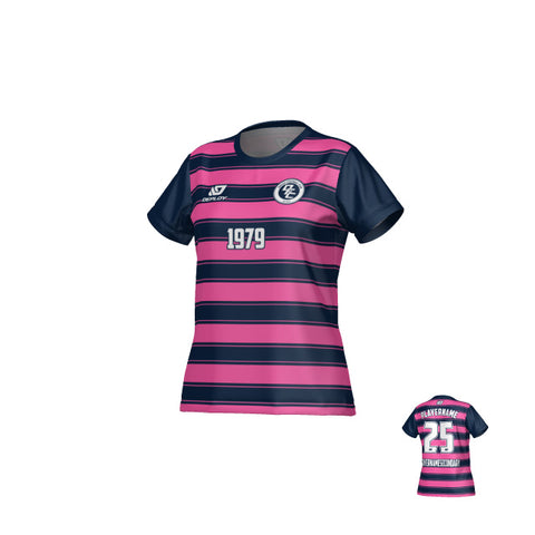 Celtic Womens Jersey - Navy & Pink