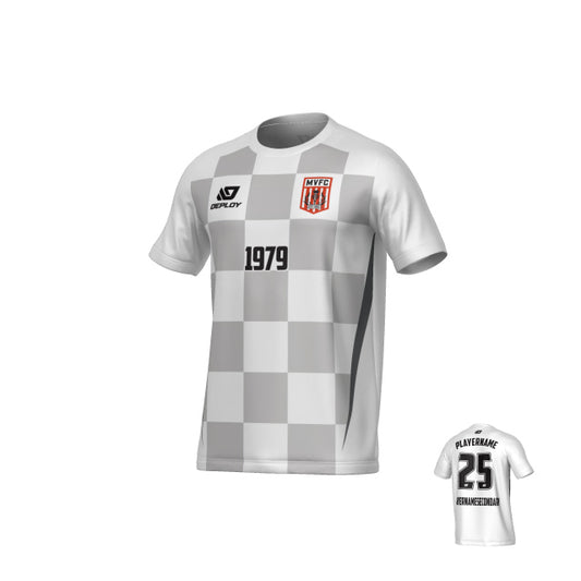 MOSS VALE FC SUMMER - CHECKERS - WHITE