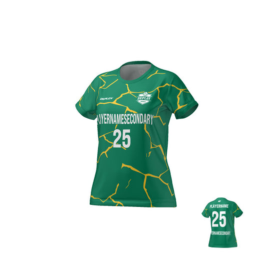 Flight Jersey Womens Cracks - Green