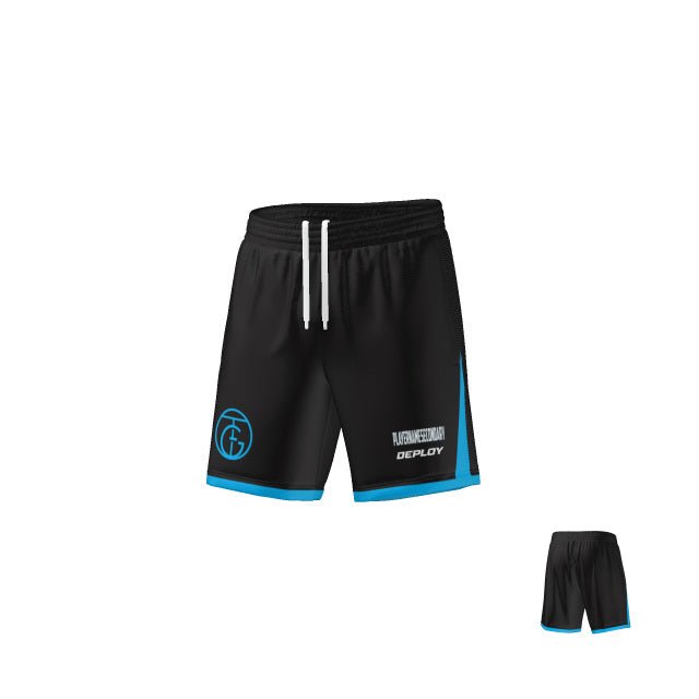 GT FOOTBALL COACHES SHORTS - BLACK Deploy Football