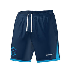 GT FOOTBALL COACHES SHORTS - NAVY Deploy Football