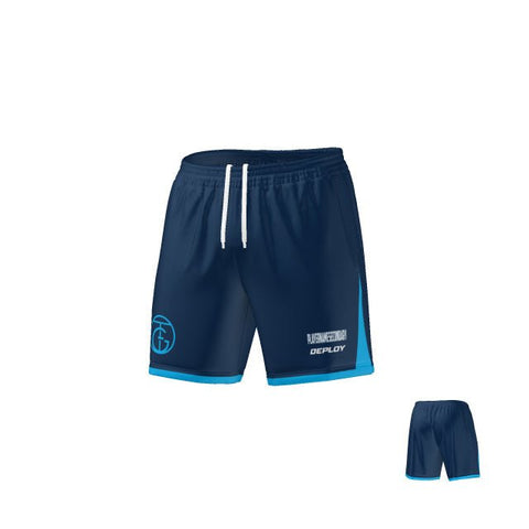 GT FOOTBALL COACHES SHORTS - NAVY Deploy Football