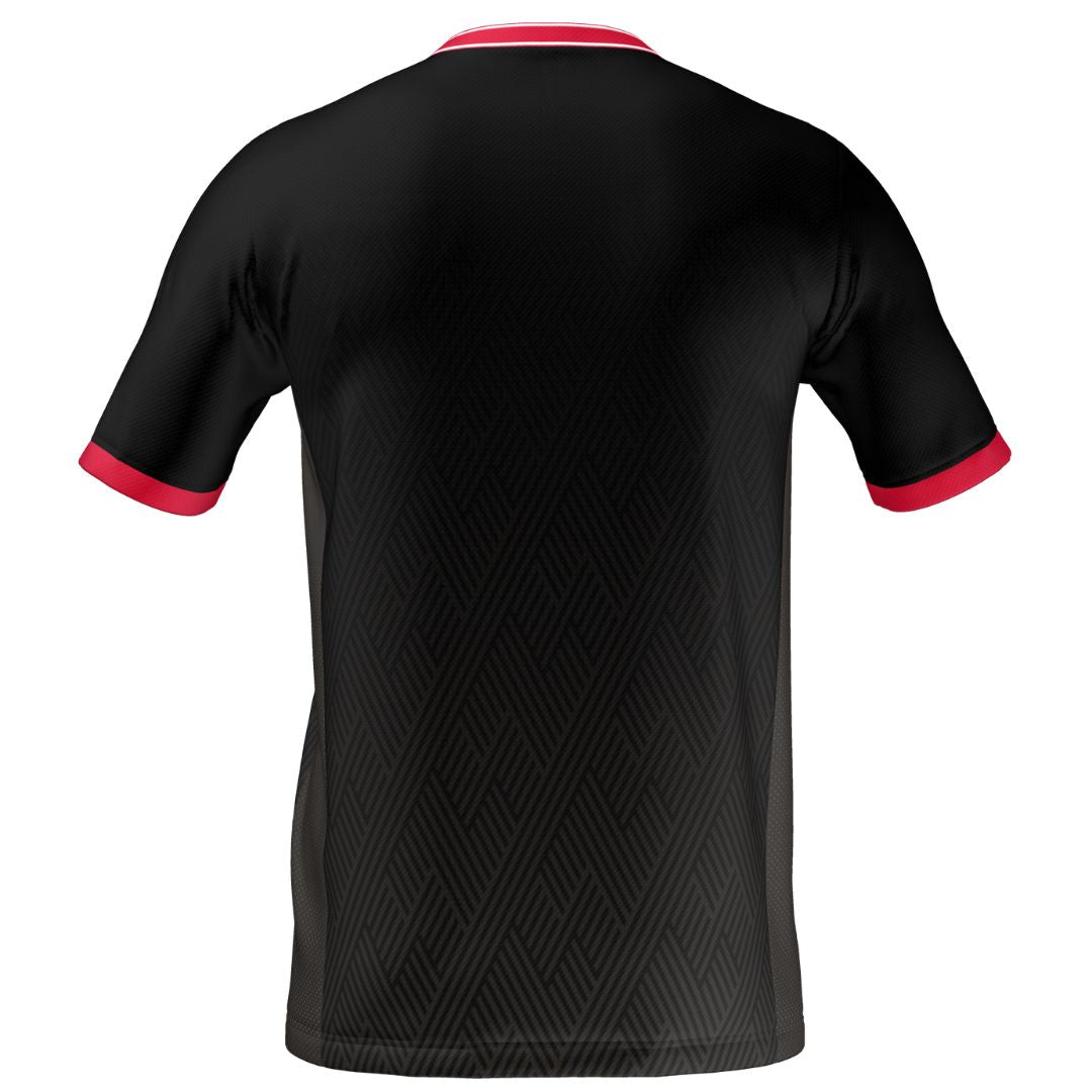 Heartbeat of Football - Black Playing Jersey Deploy Football