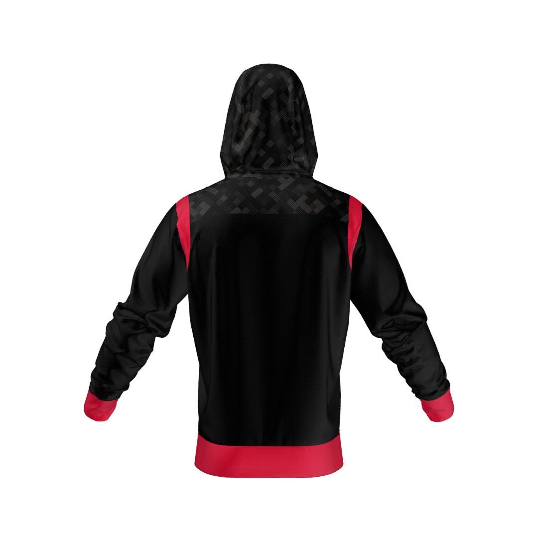 Heartbeat of Football Versa Zip Thru Hoodie - Andy P Range Deploy Football