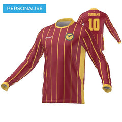 Hobsons Bay Walking Football Goalkeeper Burgundy Jersey Deploy Football