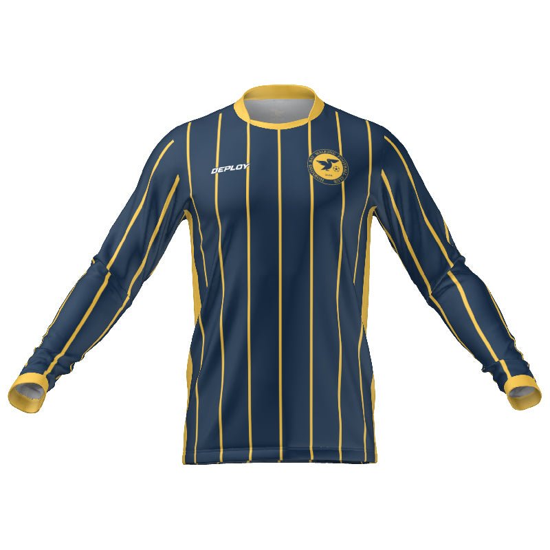 Hobsons Bay Walking Football Goalkeeper Navy Jersey Deploy Football