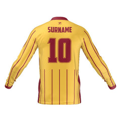 Hobsons Bay Walking Football Goalkeeper Yellow/Burgundy Jersey Deploy Football