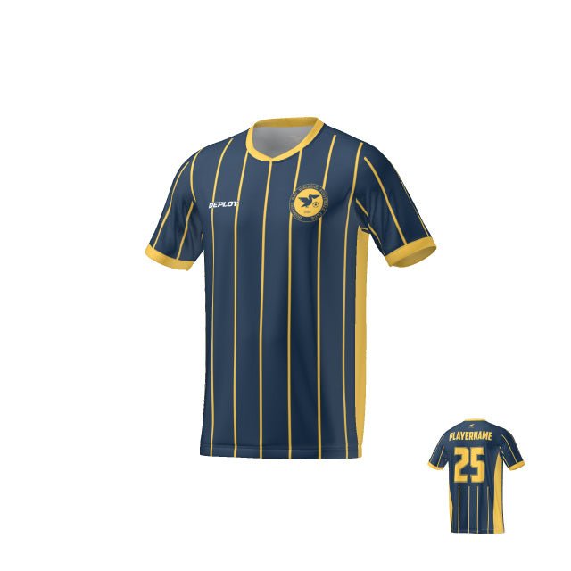 Hobsons Bay Walking Football Navy Jersey (Unisex) Deploy Football