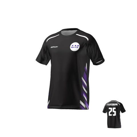 LM Football Coaching Academy - Training Shirt Black Deploy Football