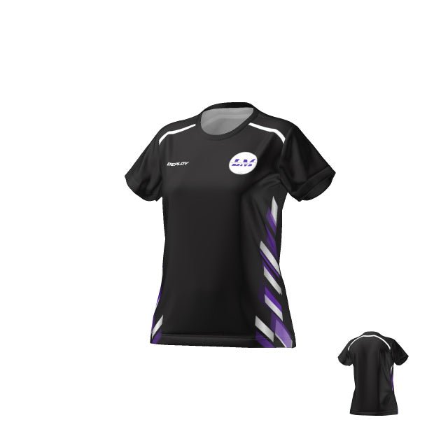 LM Football Coaching Academy - Women Training Shirt Black Deploy Football