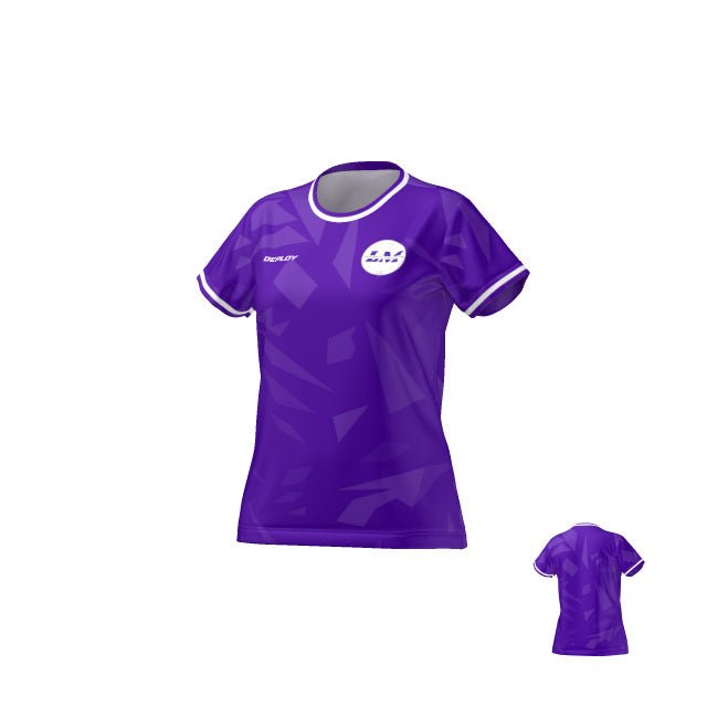 LM Football Coaching Academy - Women Training Shirt Purple Deploy Football