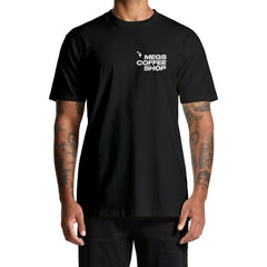 Megs Coffee Shop - T-Shirt - Black Deploy Football