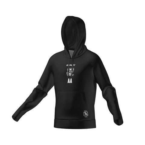 Miranda Magpies FC - Versa Hoodie - Black - Unisex & Womens Deploy Football