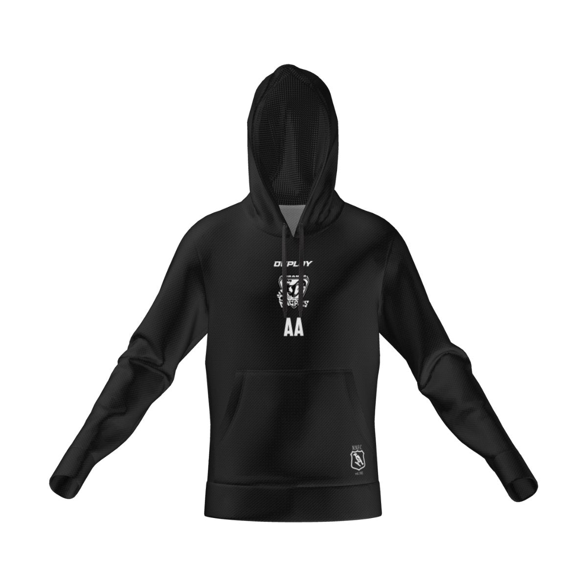 Miranda Magpies FC - Versa Hoodie - Black - Unisex & Womens Deploy Football