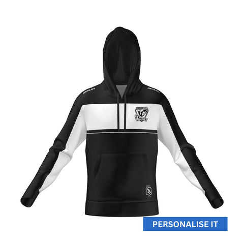 Miranda Magpies FC - Versa Hoodie - Black & White - Unisex & Womens Deploy Football