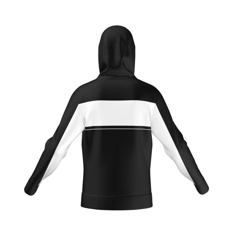 Miranda Magpies FC - Versa Hoodie - Black & White - Unisex & Womens Deploy Football