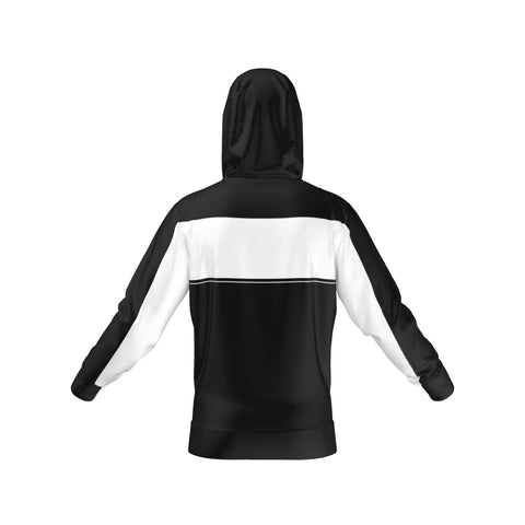 Miranda Magpies FC - Versa Zip Hoodie - Black & White - Unisex & Womens Deploy Football