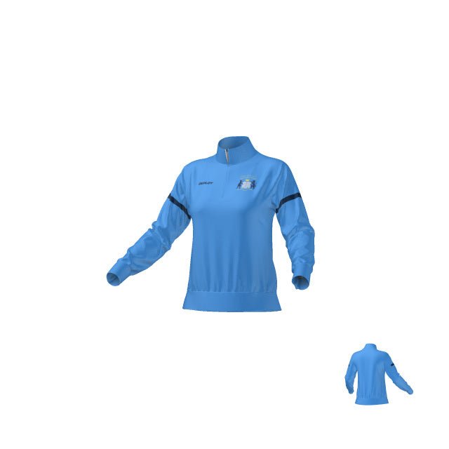 Moriah Staff - Womens Quarter Zip - Sky Deploy Football