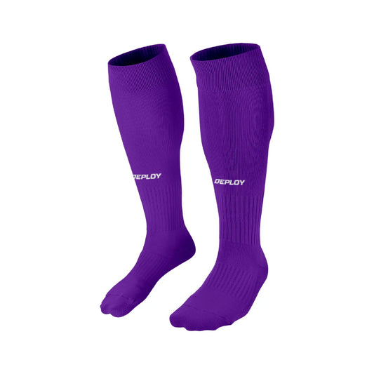 Deploy Performance Football Socks - Purple - Deploy Football - Australia's Best Footballs & Soccer Balls