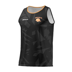 Queer Run Club CBR Singlet Black Deploy Football